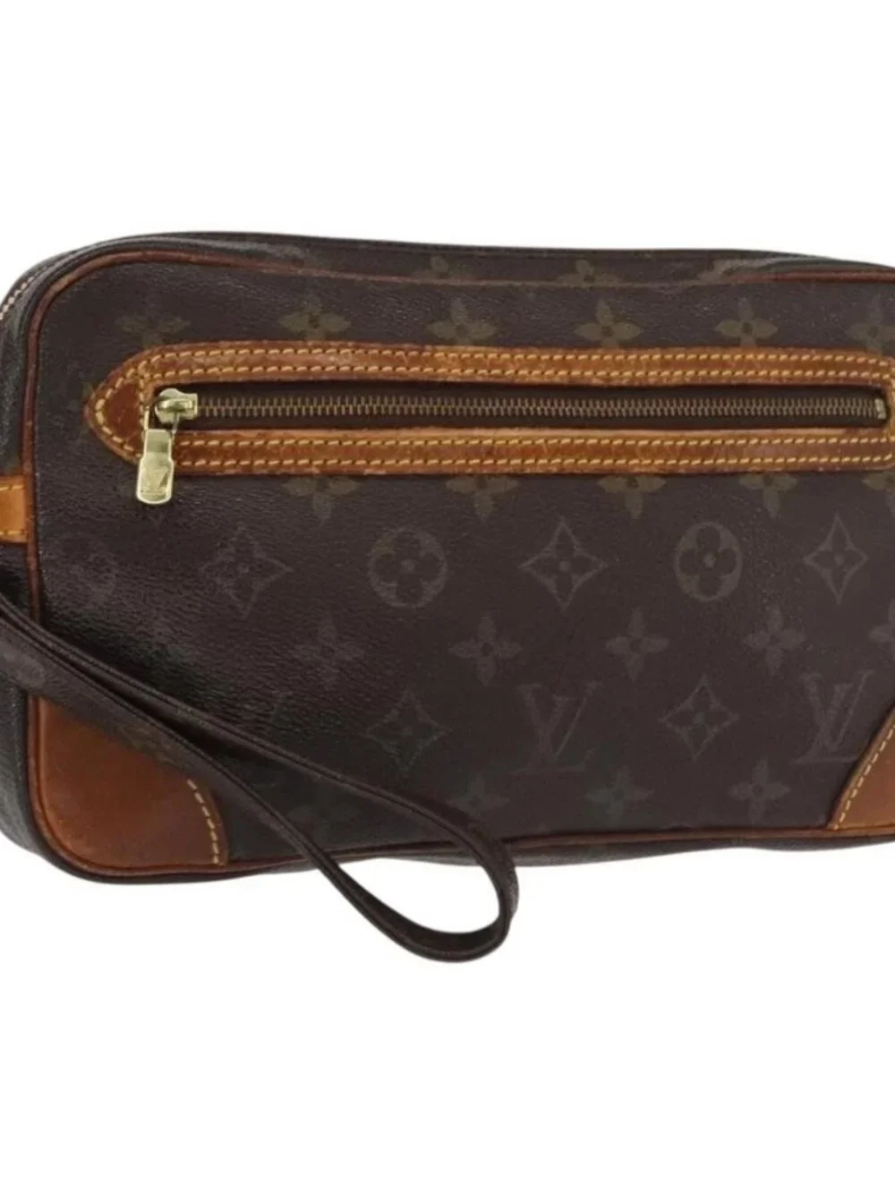LOUIS VUITTON Monogram Marly Dragonne GM Clutch Bag M51825 LV Auth 161388